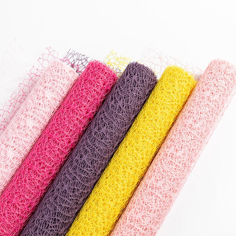 1 svazek Květinová síťka Síťovina s otvory Květinový papír Čerstvé Narozeniny Festival Dekorativní obal na kytici Papír na scrapbook Svatba Dekorace