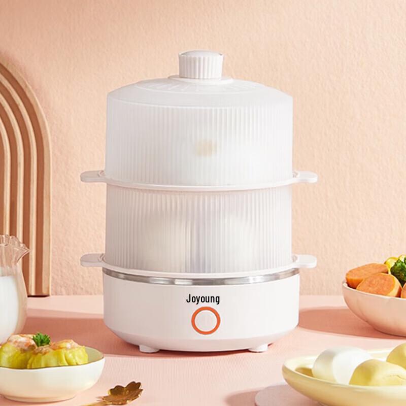 Joyoung Mini 0.6L 2-Tier Electric Steamer CN plug (adapter included)