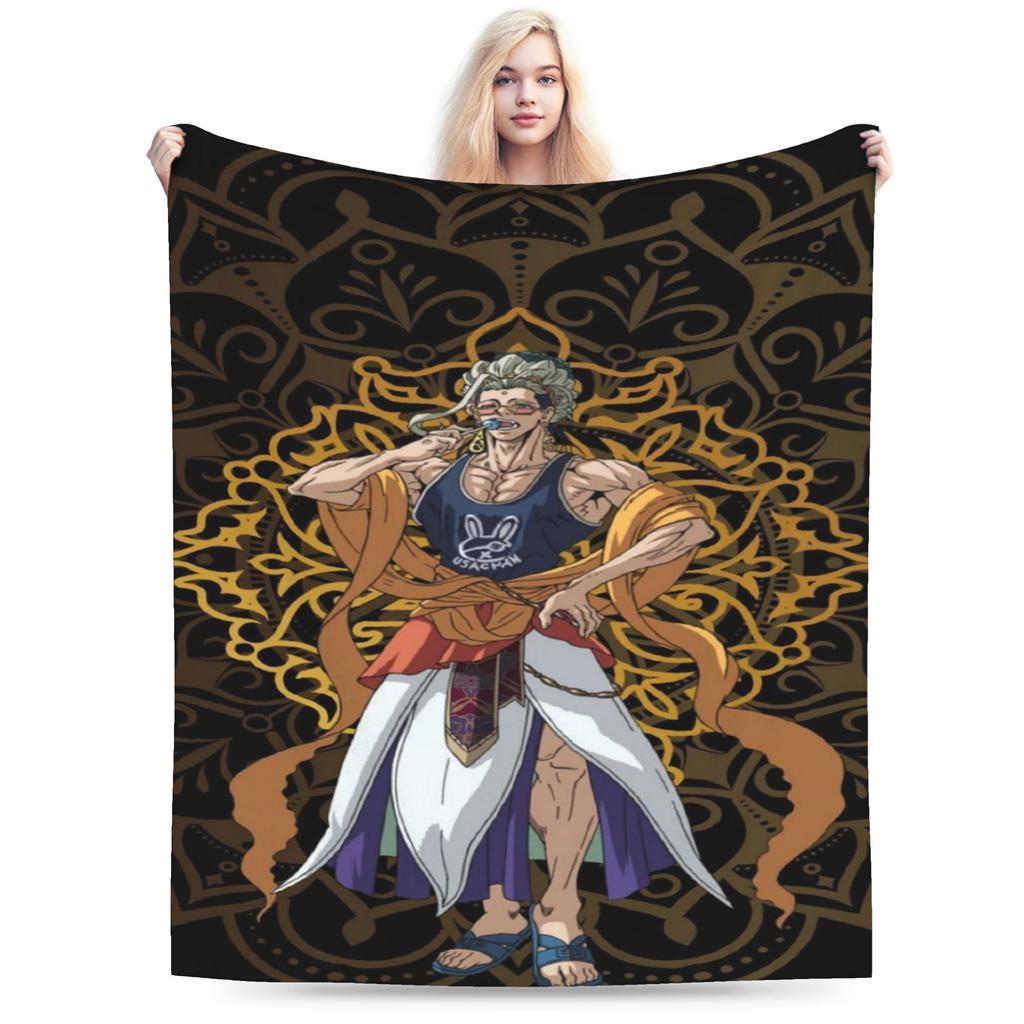 Anime Record Of Ragnarok Blankets Fleece  Cozy Ultra-Soft Throw Blanket for Sofa Plush Thin Quilt
