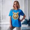 Queen Cat T-Shirt Medallion Shirt Animal Tee - Gift for Girls Mom Dad Grandma Grandpa Family Sister Brother Mama Mother Crew Team Party