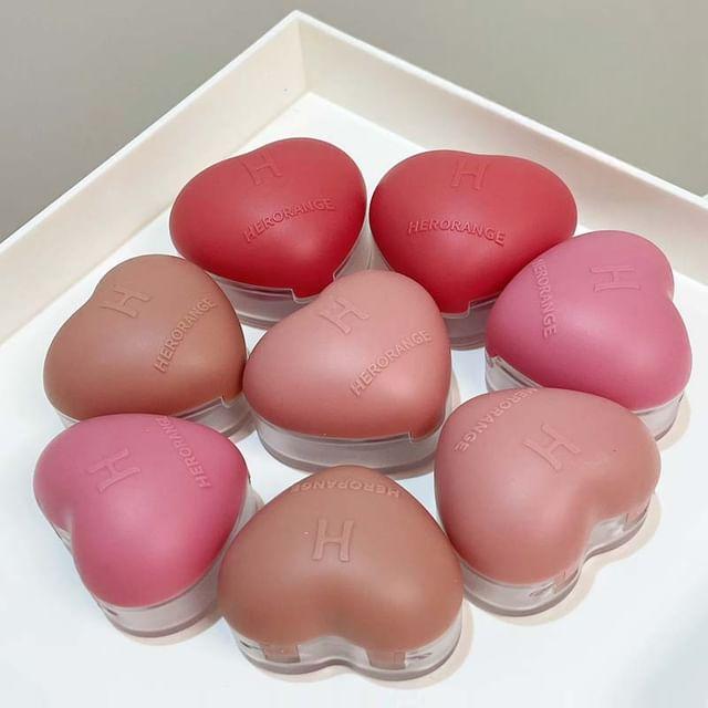 HERORANGE - Aftermath Honey Lip Cheek Lip Mousse - 8 цветов 06 Peach Powder Finish - 2.4g