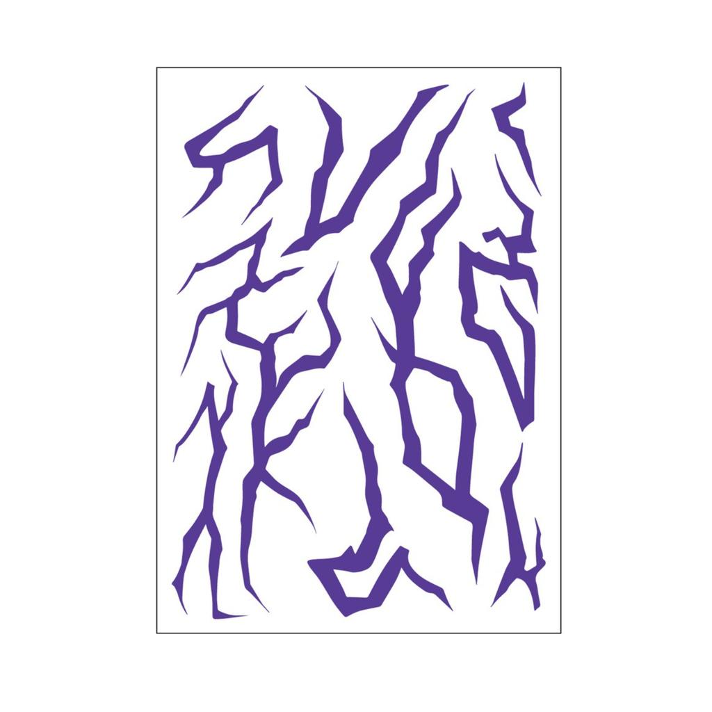 2025 1 Set For Kpop Demon Hunters Rumi Kang Cosplay Prop Tattoo Sticker Rumi Tattoo Demonizing Sticker For Halloween Party Gifts