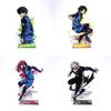 15cm Blue Lock Model Anime Peripheral Isagi Chigiri Bachira Nagi Karasu Acrylic Stand Figure Desk Ornament Collection Toy Gift