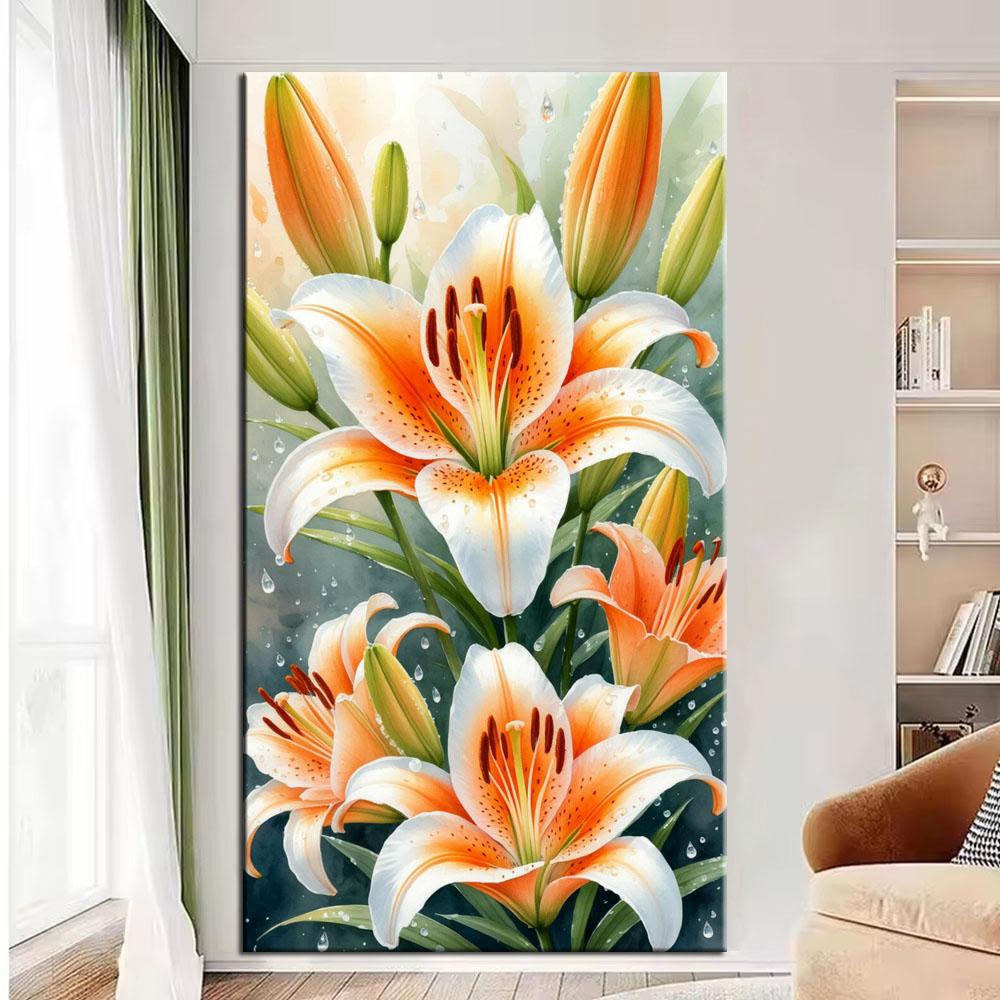 Beautiful flowers DIY Diamond Painting Cross Stitch Full Drills Diamond Mosaic New Collection Home Decor