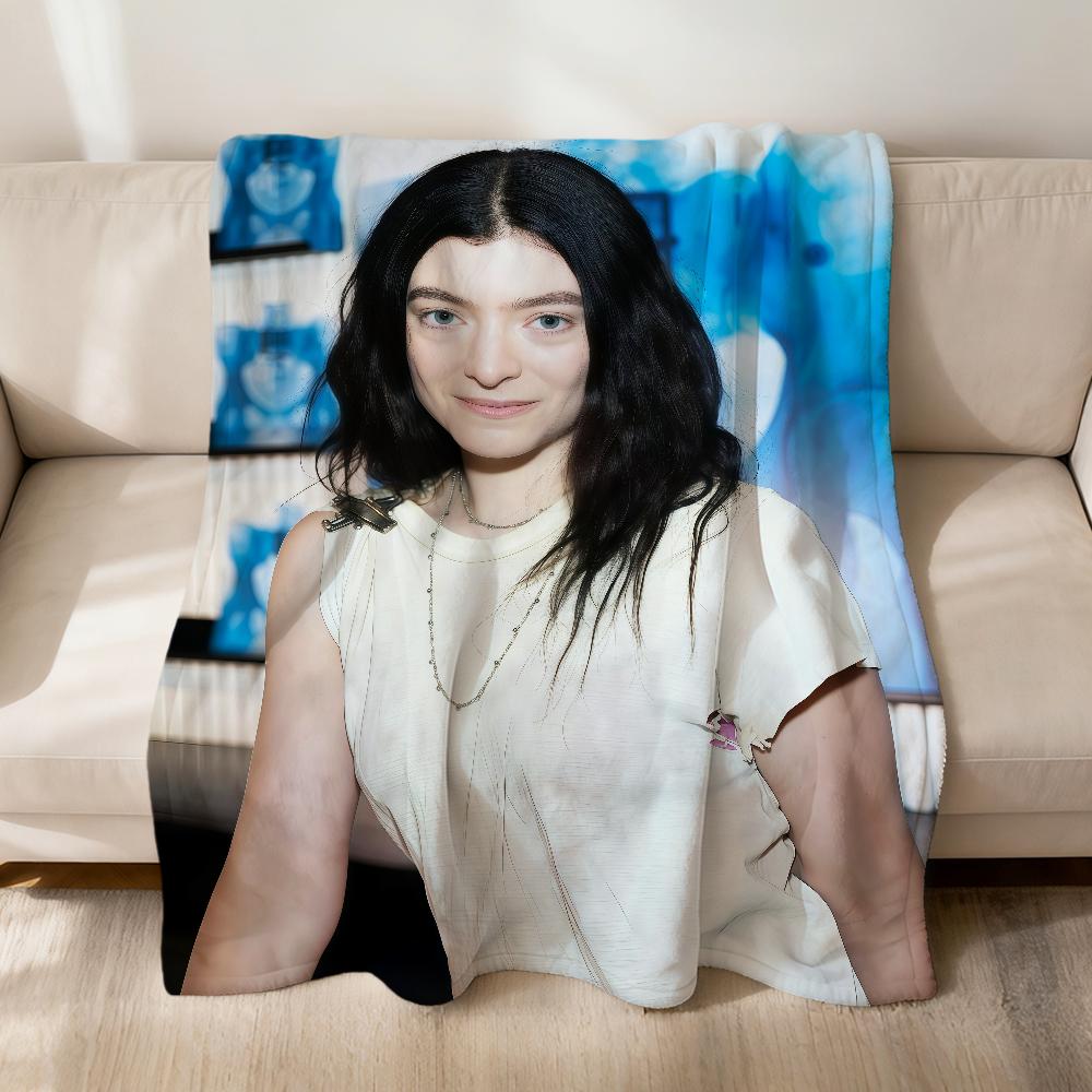 Soft Warm Singer Plush Blanket Art Virgin for Dormitory Sofa Living Room Pet Hogar Bedroom Gift L-lorde Nap Home Cool Flannel