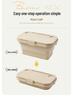 Portable Folding Picnic Basket with Large Capacity for Outdoor Camping and Car Trunk Storage