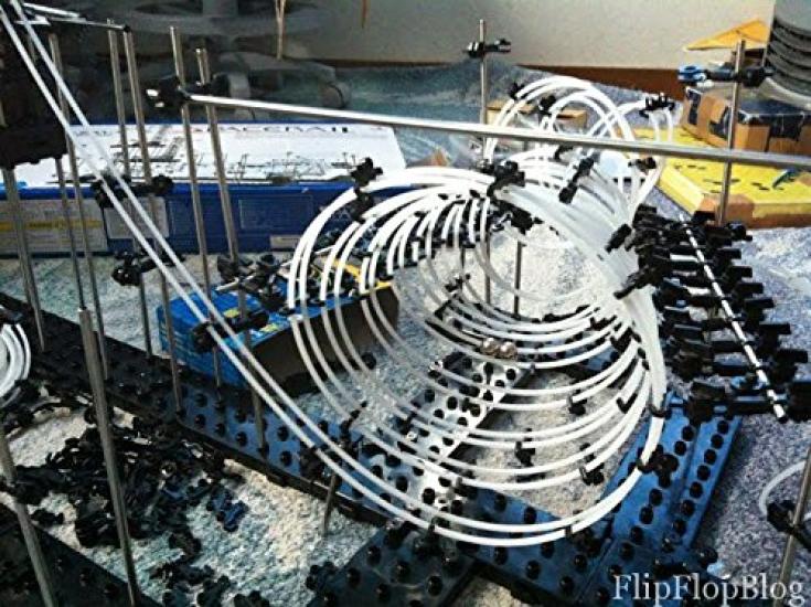 SPACE RAIL 231 Pętla Nieskończoności Space Rail Edukacyjny Tor Kulkowy Futurystyczny Edukacyjny Stanowi Świetny Element Wystroju WNĘTRZA NIE. Puzzle, Zabawka, Trening,