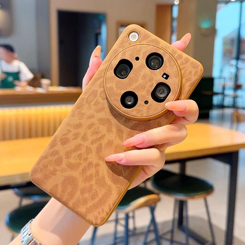 For OPPO Find X9 Ultra Fashion Phone Case Leopard Print Pattern Find X9S Pro PC Hard Shell Protective Shockproof Back Cover