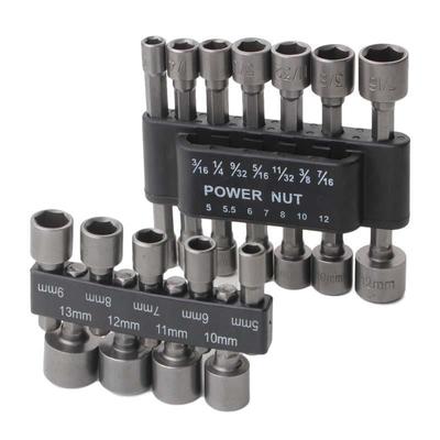 9-Piece Pneumatic Hexagon Socket Screwdriver Set for Self-Tapping Electric Screws