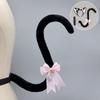 Süßes Japanisches Kawaii Katzenohren Stirnband Schwanz Set Lolita Mode Cosplay Kostüm Zubehör