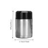 Large Capacity Thermos Food Container 800ml Vacuum Flask Breakfast Cup Insulated Soup Jar  Porridge