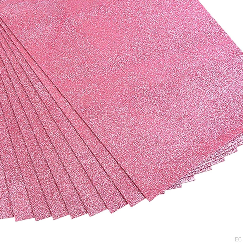 Craft Foam Sheets Glitter Origami 10x Handmade Papers Sponge Paper for