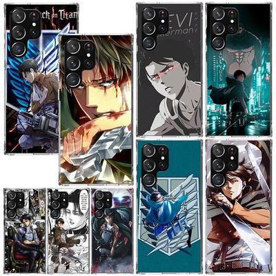 Levi Attack-Titan Phone Case For Samsung Galaxy S26 S25 Edge S24 FE S23 S22 Ultra S21 Plus S20 + Art Fundas Back Cover Galaxy S2