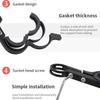 30cm Bicycle Handlebar Extended Bracket MTB Headlight Mount Extented Bar Road Mountain Bike Handlebar Extender Rack  Accessories
