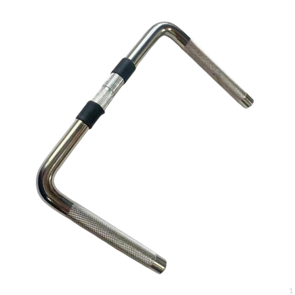 Adjustable Rack Clamp for Drum Stands, Cymbal Holders, Double L-, Holders; Zinc Alloy Design;