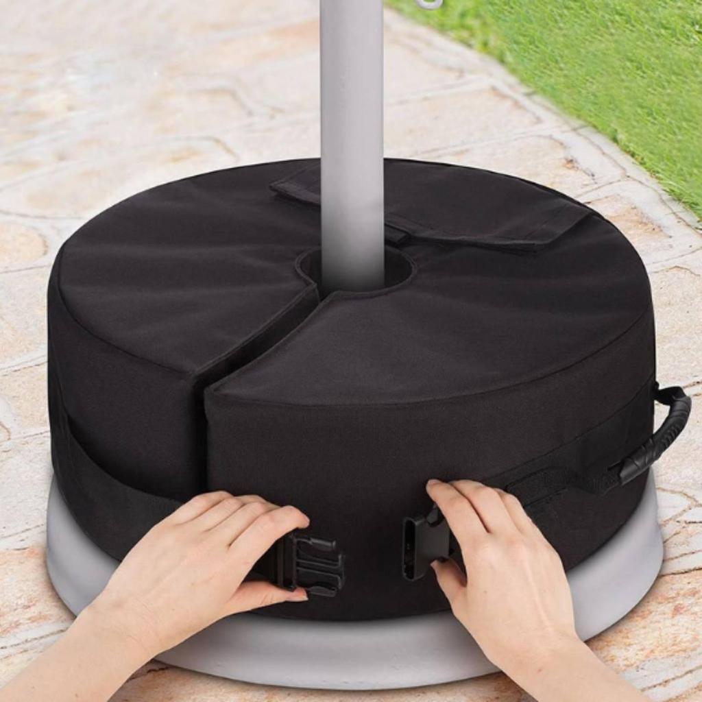 Patio Umbrella Weight Bag Oxford Cloth Tent Sandbag Round Outdoor Stand