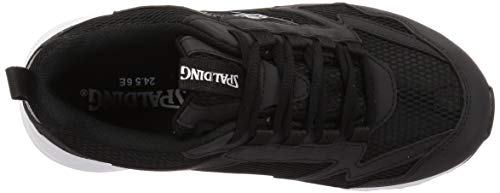 Spalding JIN 3700 Men's Waterproof Walking Shoes, Wide Width, 6E, Black, Size 26.0 cm, G