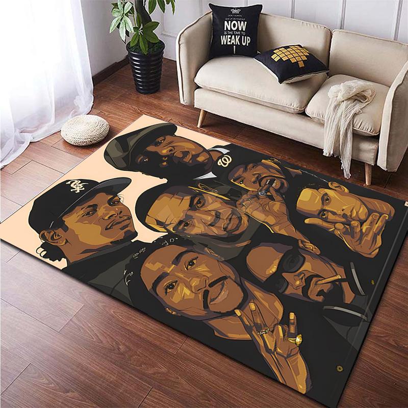 Hip-hop HD Printed  Area Large Rug ,Carpet for Living Room Bedroom Sofa Decoration, Non-slip Floor Mats Dropshipping Alfombras