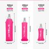 WRELS Faltbare TPU-Wasserflasche mit Silikonsaugteil, BPA-frei, Auslaufsicher, Leicht für Outdoor-Sport, Radfahren, Wandern,