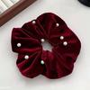 1 Pcs Fashion Simple Flocking Black Pearl Headbands Women Girls Party Hair Accessories