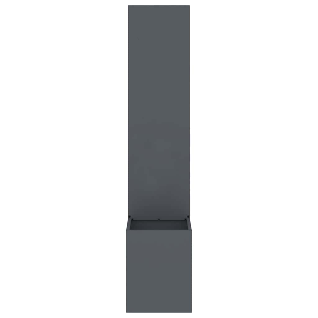Garden Privacy Screen Canvas Anthracite 32 x 32 x 150 cm