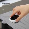ABS Plastic Round Cable Hole Cover for Desk and Furniture