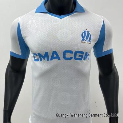 Maglia da Calcio Ligue 1 Marsiglia Edizione Giocatore Adulto con Stampa Numero Personalizzato