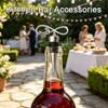 Wine Preservation Tool Decorative Bottle Stoppers, Reusable Alloy Corks, Secure Seal Creative Shape Stopper for Red In Kitchen Bar & Party Supplies
