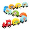Wooden Dinosaur Magnetic Number Train Toy for Children