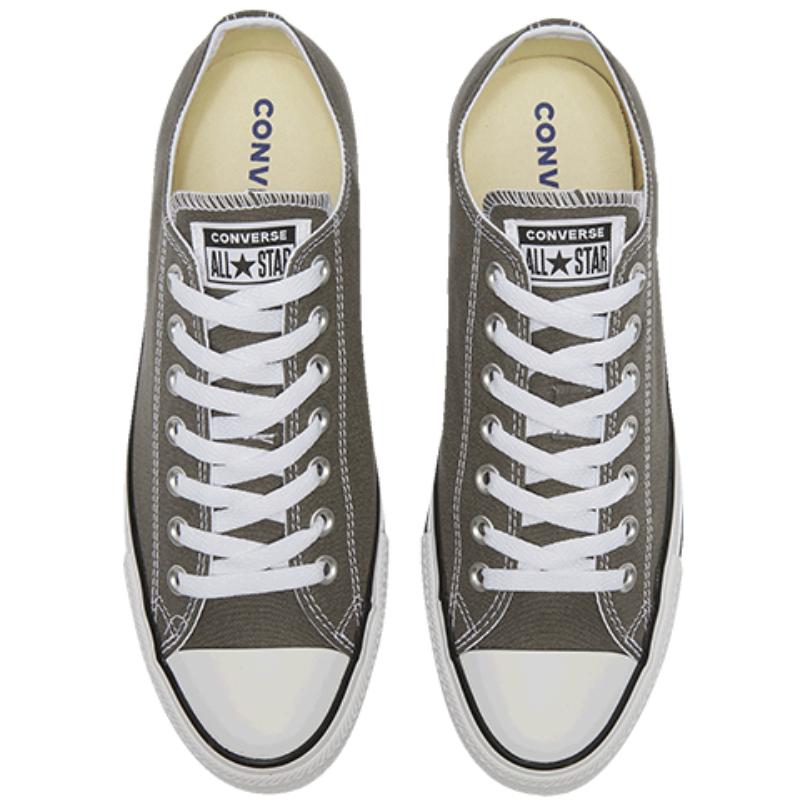 Converse Chuck Taylor All Star Comfortable and Versatile Low-Top Canvas Shoes Unisex Grey