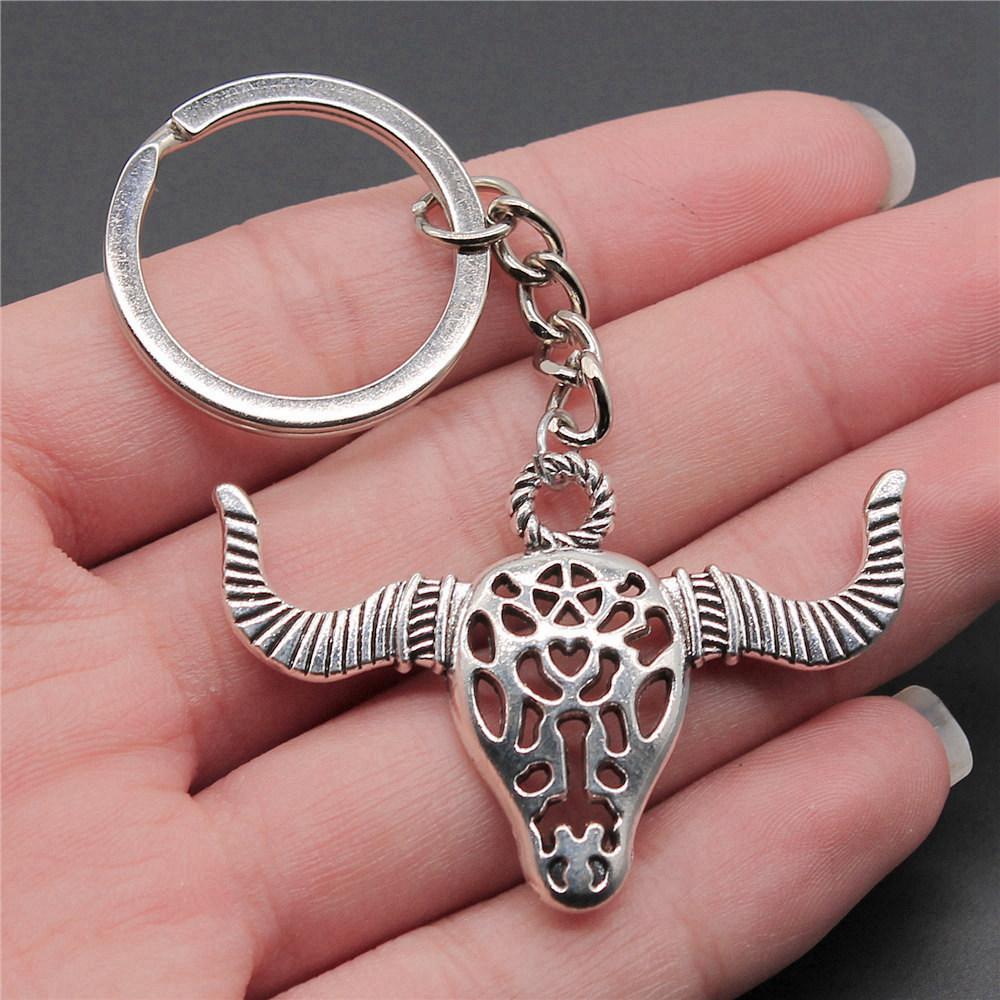 Porte-clés Gothique Biker Aigle Crâne Ailes pour Étudiants Nouvelle Arrivée Statement Cadeau d'Anniversaire Accessoire de Voyage Doux