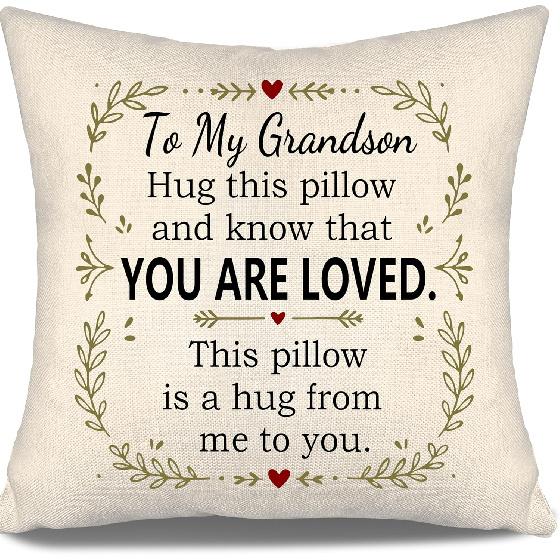 Daughter Hug This Pillow and Know That You Are Loved This Pillow Is A Hug from Me To You Throw Pillow Covers for Daughter from Mom Dad Birthday Gift