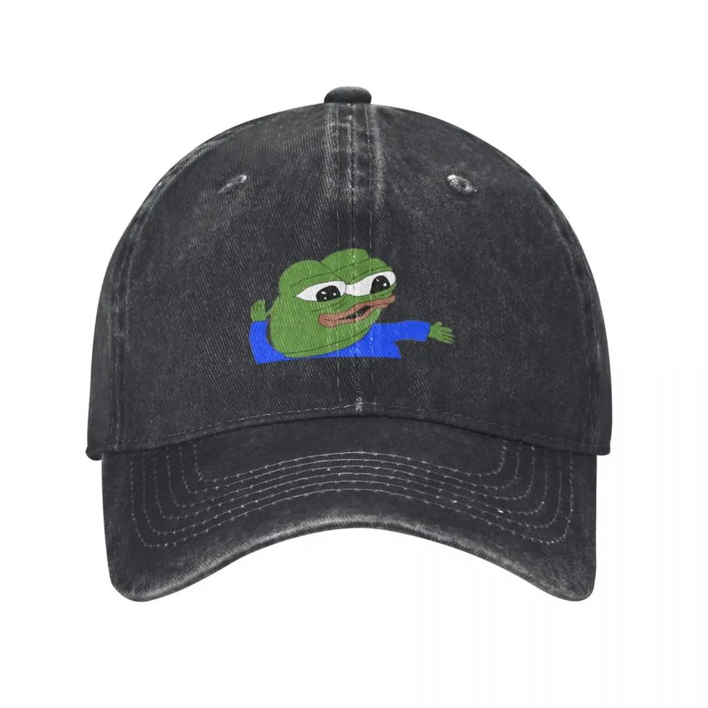 Dancing Apo Pepe the Frogs help helper Baseball Cap Snap Back Hat Horse Hat fun hats Custom Cap Unisex Womens