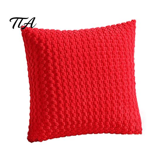 Three Dimensional Texture Pillowcase Corduroy Pillow Cover, Bubble Throw Solid Color Pillowcase, Decorative Sofa Cushion Cover Modern for Couch