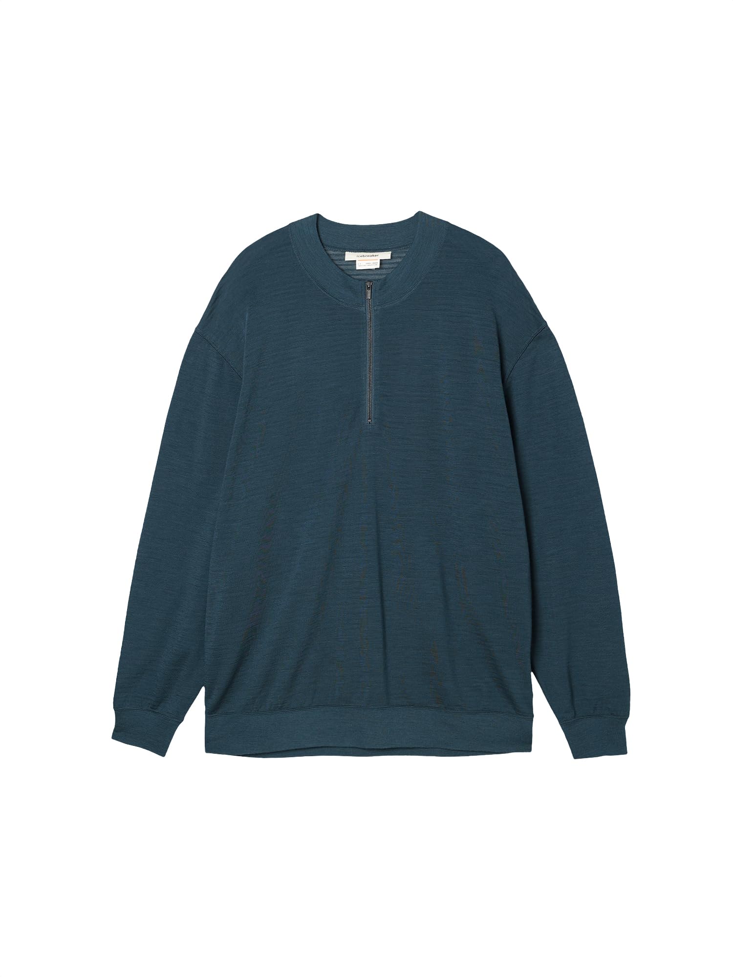 

Футболка с длинным рукавом Cut and Sew Long Unisex U MerinoB 200 RealFleece LS HalfZip Abyss 2XS [Icebreaker]