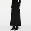 Women's Cashmere Wool Blend Midi Skirt