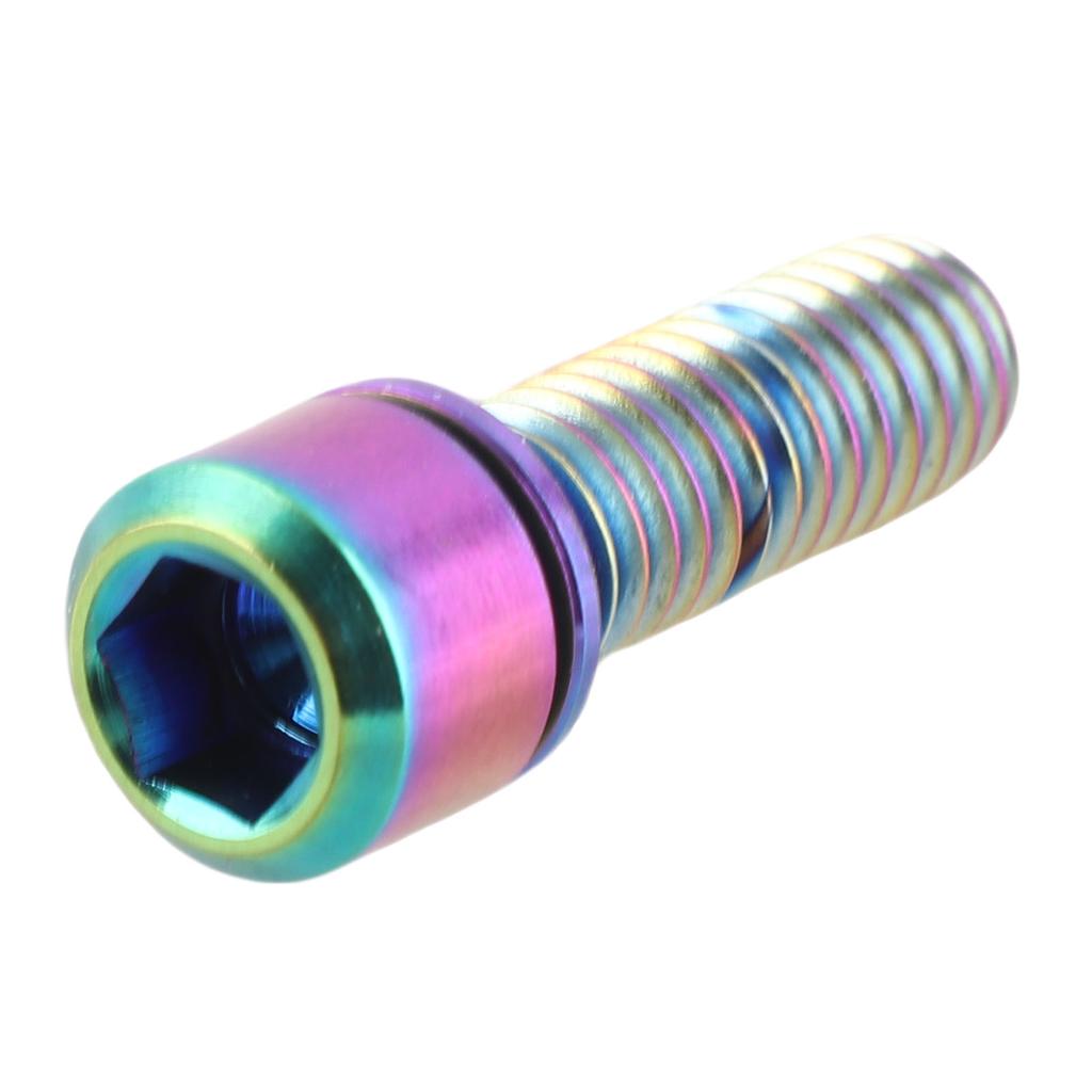 New Titanium Alloy Titanium Tapered Head Bolt Screw With Washer For Mountain Bicycle