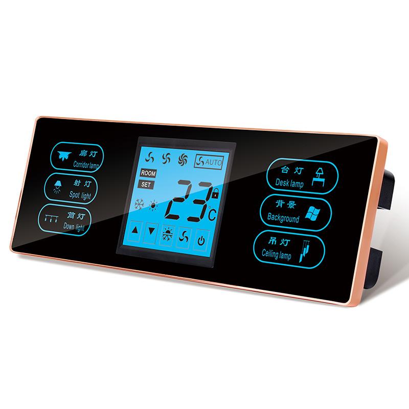 Orbita Glass Smart Touch Screen Panel Hotel Electrical Wall Switch and Socket 86*86mm&Australia Standard чёрный
