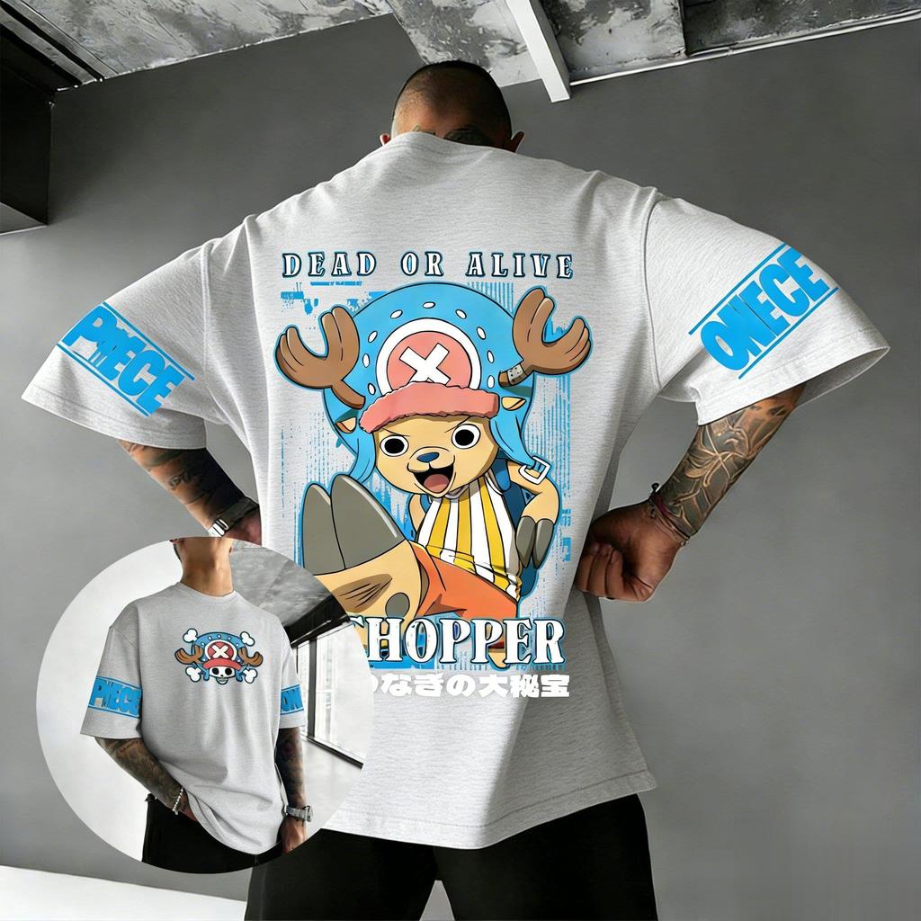 Unisex Chopper Graphic T Shirt Men Women 2026 Summer Cotton Short Sleeve Tee Cartoon Streetwear Loose Casual Top