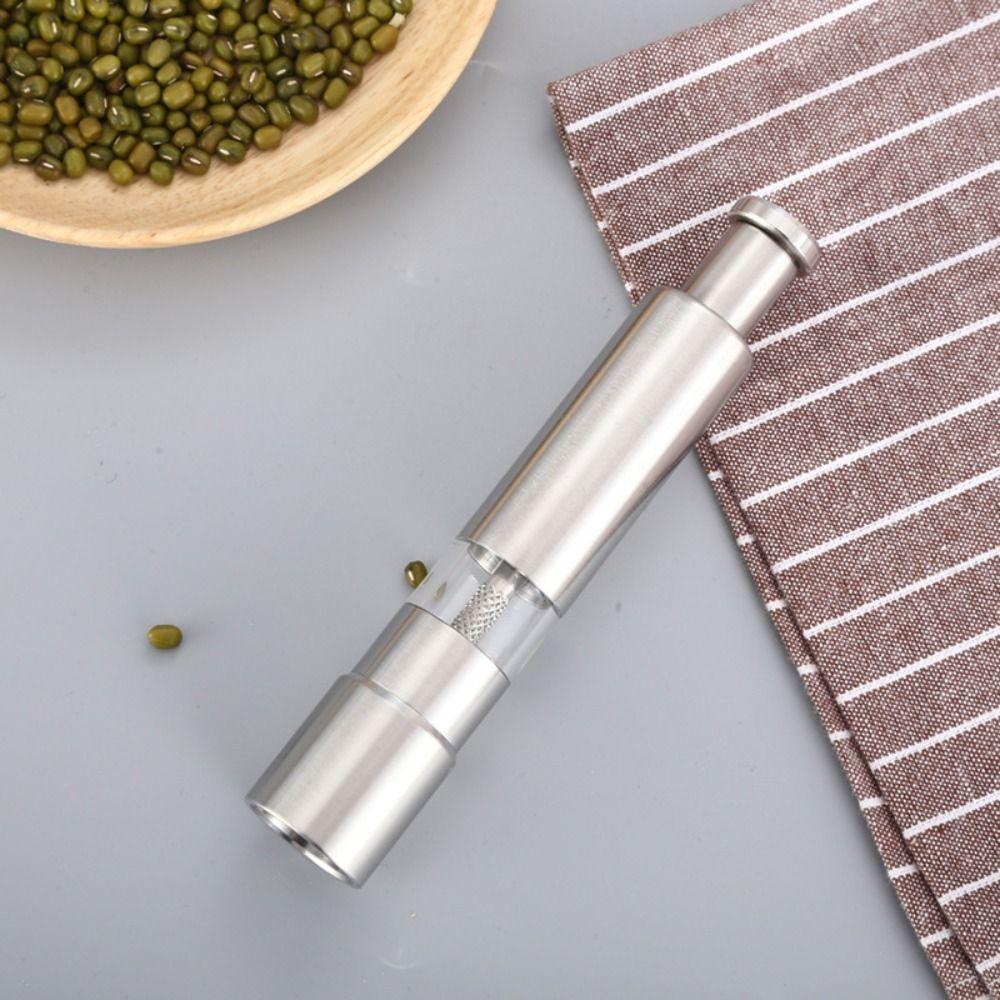Manual Manual for Cooking Thumb Push Salt Pepper Grinder Food Grinder Kitchen Tools Pulverizer