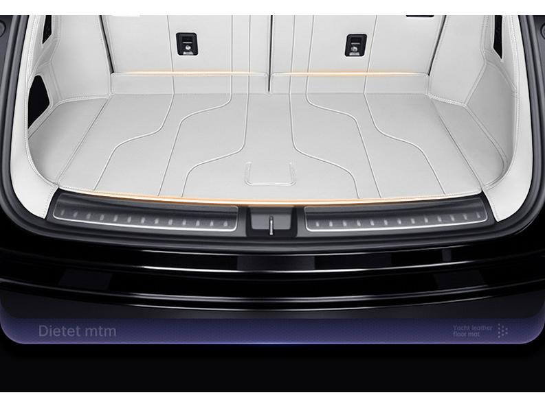 Galaxy M9 Trunk Mat: Full Coverage Tail Box Mat for 2025 Geely Car Interior.