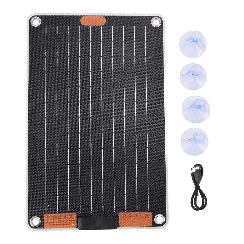 30W 5V3A Solar Panel Doppelseitige Power Generation Ultra Dünne Wasser Undurchlässig Schnelle Lade Solar