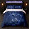 Tottenham Hotspur FC Benutzerdefinierter Name Text Bettwäsche-Set 1 Bettbezug + 2 Kissenbezüge Fußball-Logo Personalisierte Geschenkidee für besonderen Anlass Schlafzimmerdekoration
