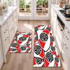 River Plate Flannel Kitchen Floor Mat – Non-Slip, Absorbent and Easy to Clean Suitable for Kitchens, Entryways Bedroomsand Bathrooms
