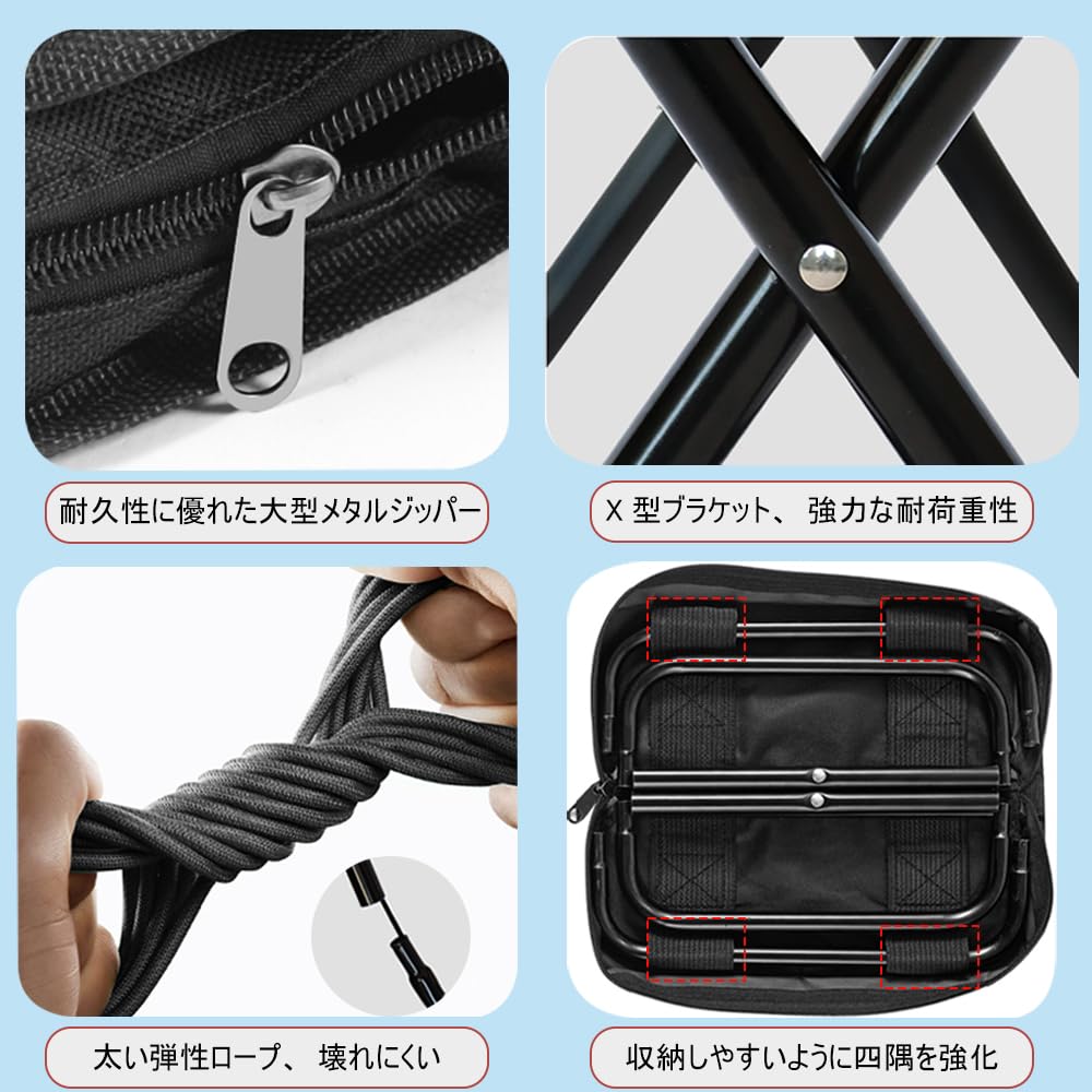 Outdoor-Stuhl Klappstuhl und Faltstuhl mit der Größe und dem Gewicht einer Tragfähigkeit einfach zu einfach zu einfach zu Japanische Anleitung enthalten