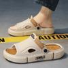 Men's Summer Slippers with Heels Outdoor Anti Slip and Wear-resistant Beach Sandals