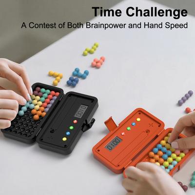 Vzdělávací puzzle hračka pro děti s časovačem Koordinace ruka-oko Trénink logiky Puzzle Challenge Desková hra Mozková skládačka pro batolata Puzzle Hra Box