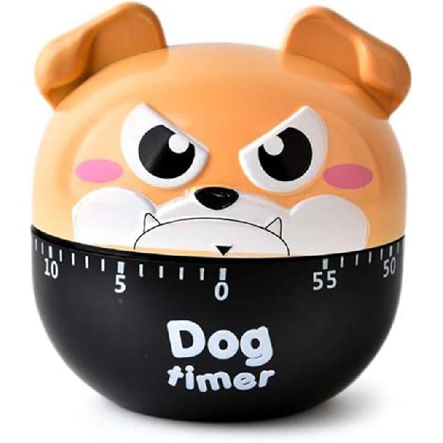Cute Dog Kitchen Food Cooking Mechanical Timer,Learning Time Manager, Style 1 Style 1