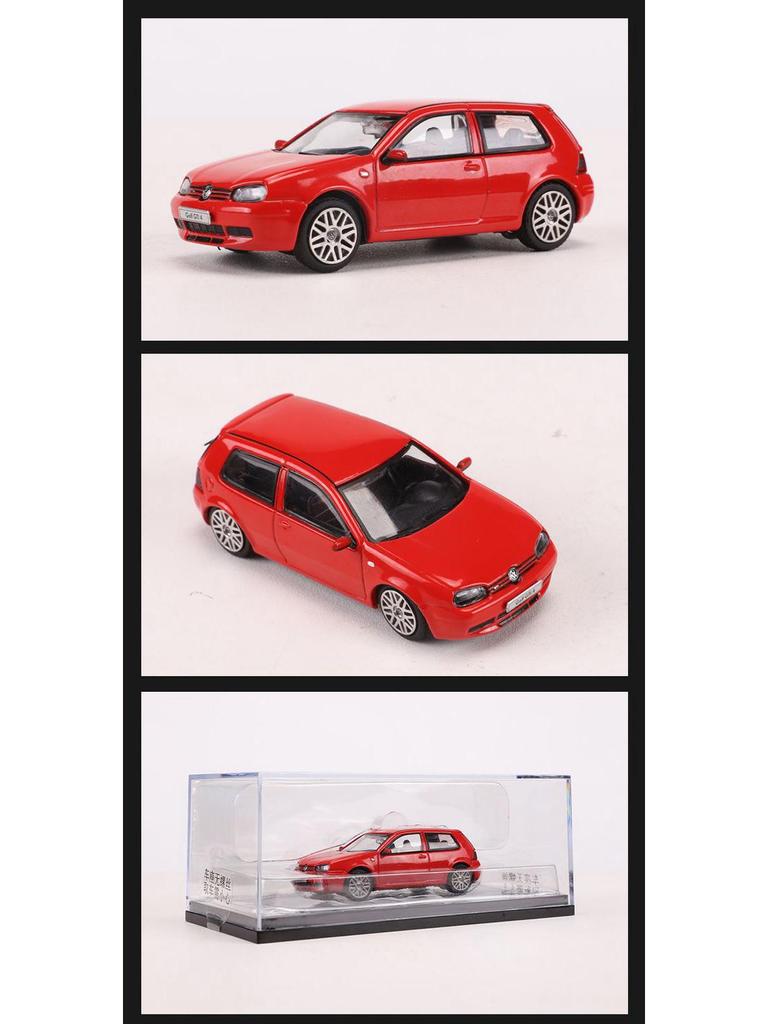 GCD 1:64 Volkswagen Golf MK4 GTI Commemorative Edition Alloy Car Model, 2-Door & 4-Door Simulation.