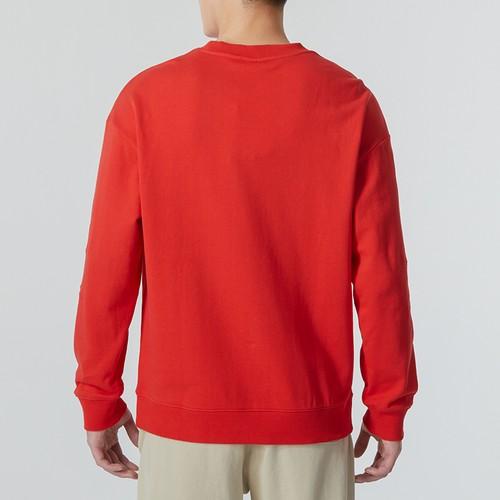 PUMA New Year Embroidered Pattern Fitness Sweatshirt, Unisex, Red